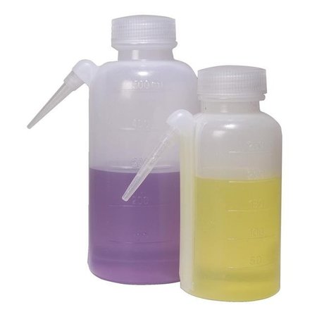 FREY SCIENTIFIC Frey Scientific 560188 250 ml Polyethylene Unitary Wash Bottles - Pack of 4 560188